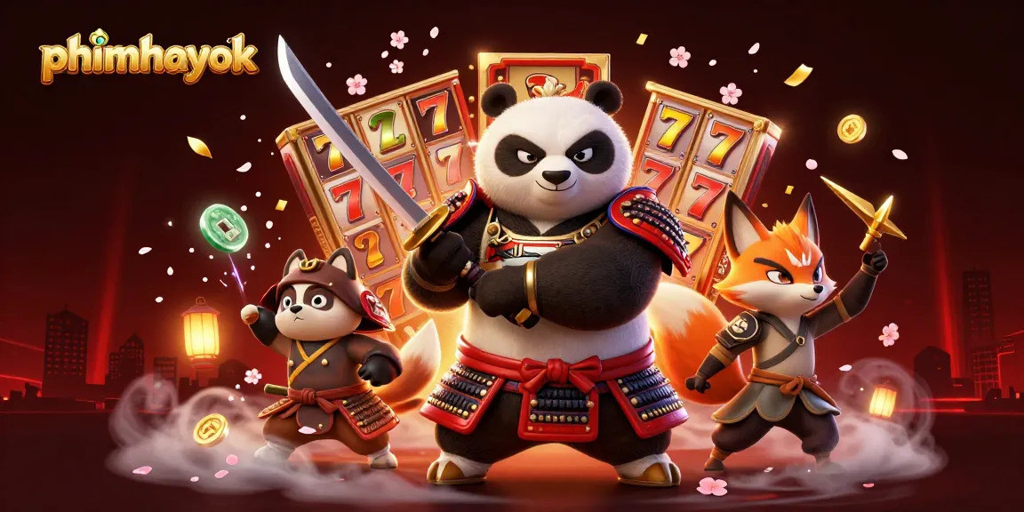 Engage with thrilling slots at phimhayok, featuring vibrant samurai panda and epic visuals.