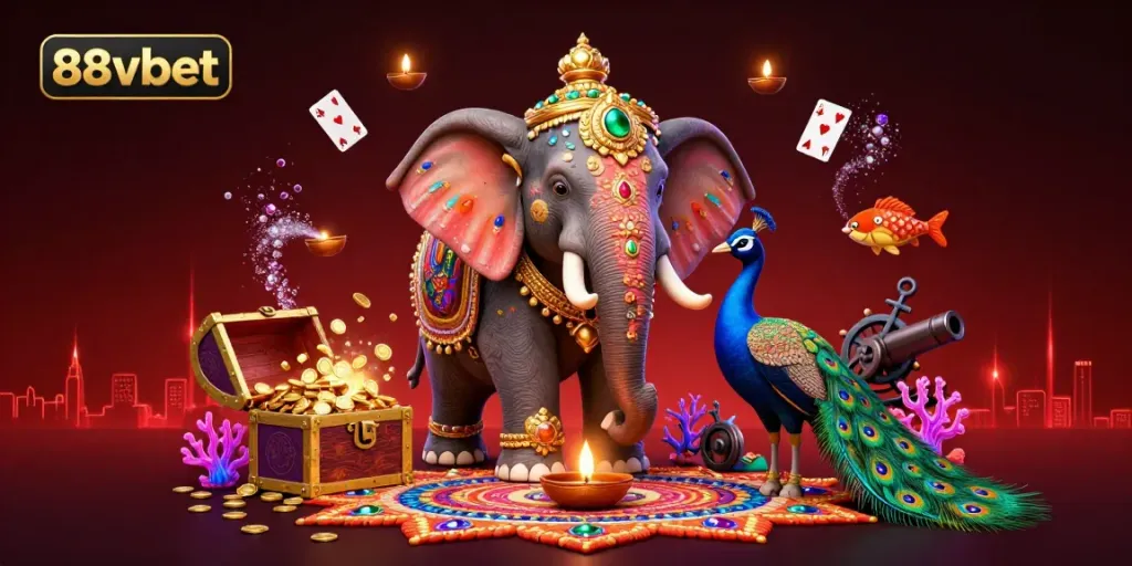 Experience thrilling wins at 88vbet with a vibrant 3D illustration showcasing exciting casino elements.