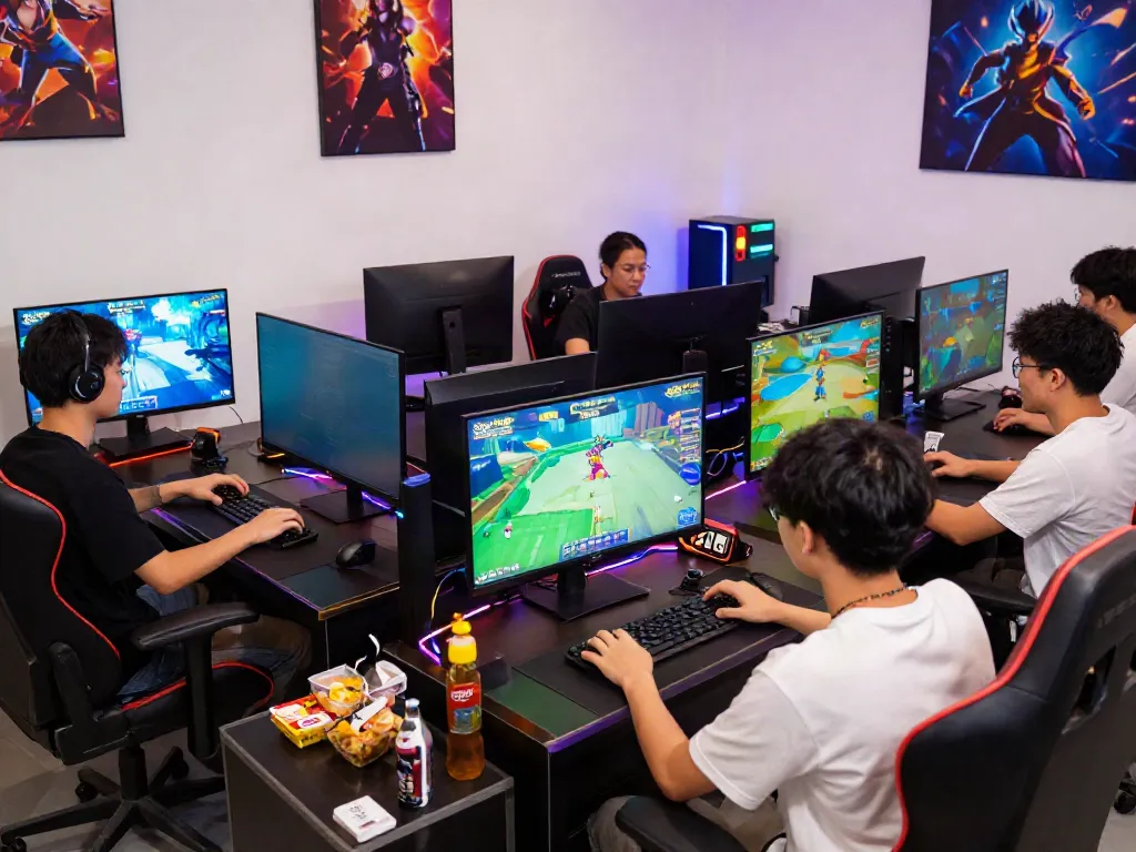 Experience online gaming at https://du88az.net/ with friends in a vibrant setting.