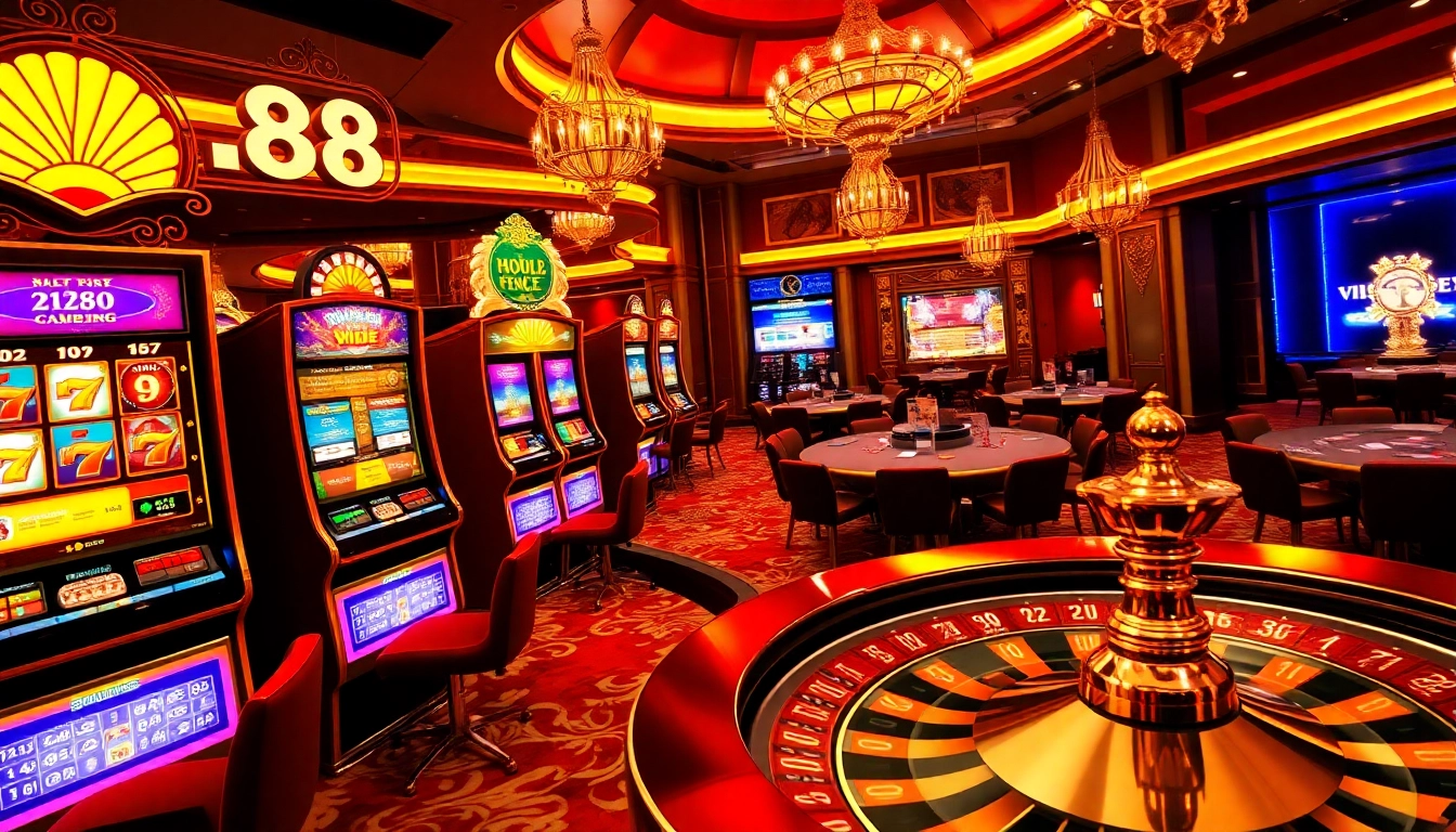 Experience thrilling gameplay at HZ88 with vibrant casino tables and interactive online betting.