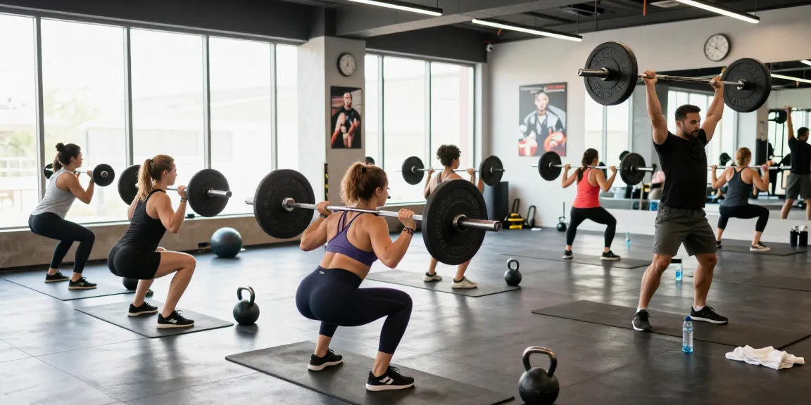 Global Pharma Steroids in dynamischer Fitnessumgebung während des Trainings